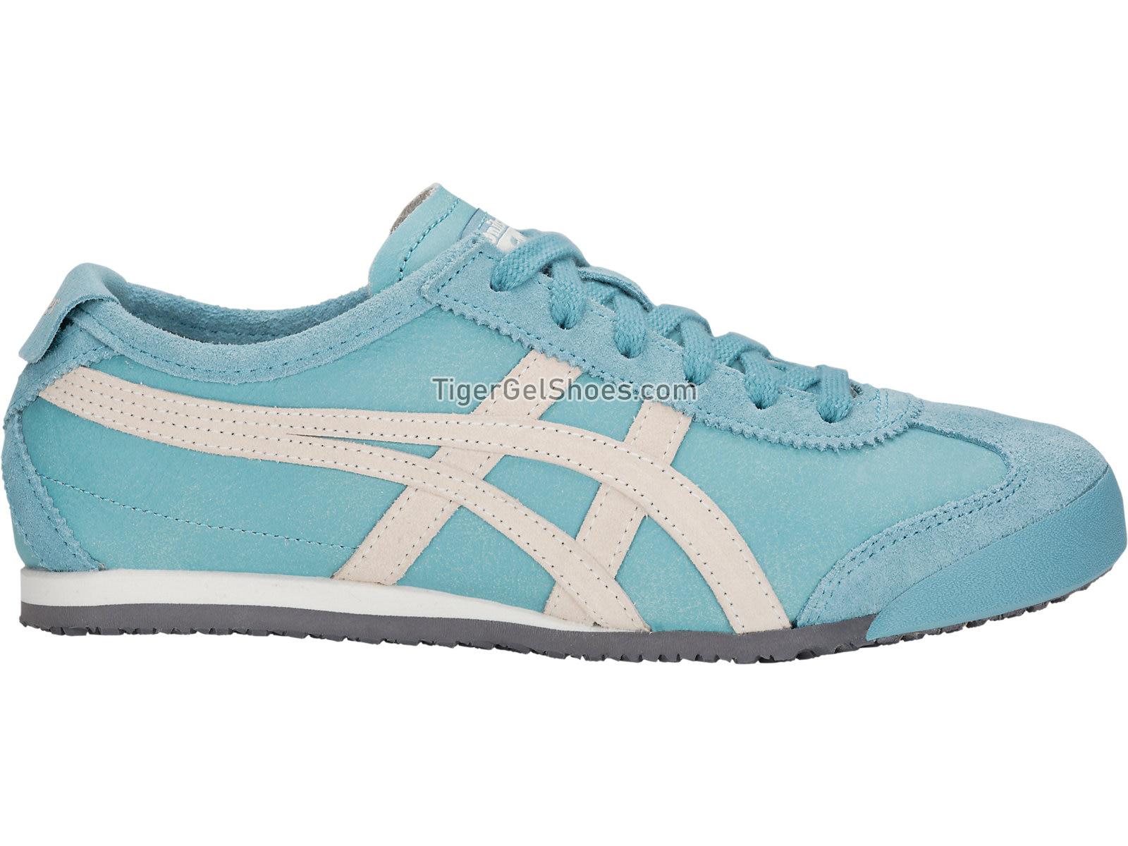 Onitsuka Tiger Mexico 66 Gris Blue/Oatmeal 1183A051-400 Mens Womens Shoes