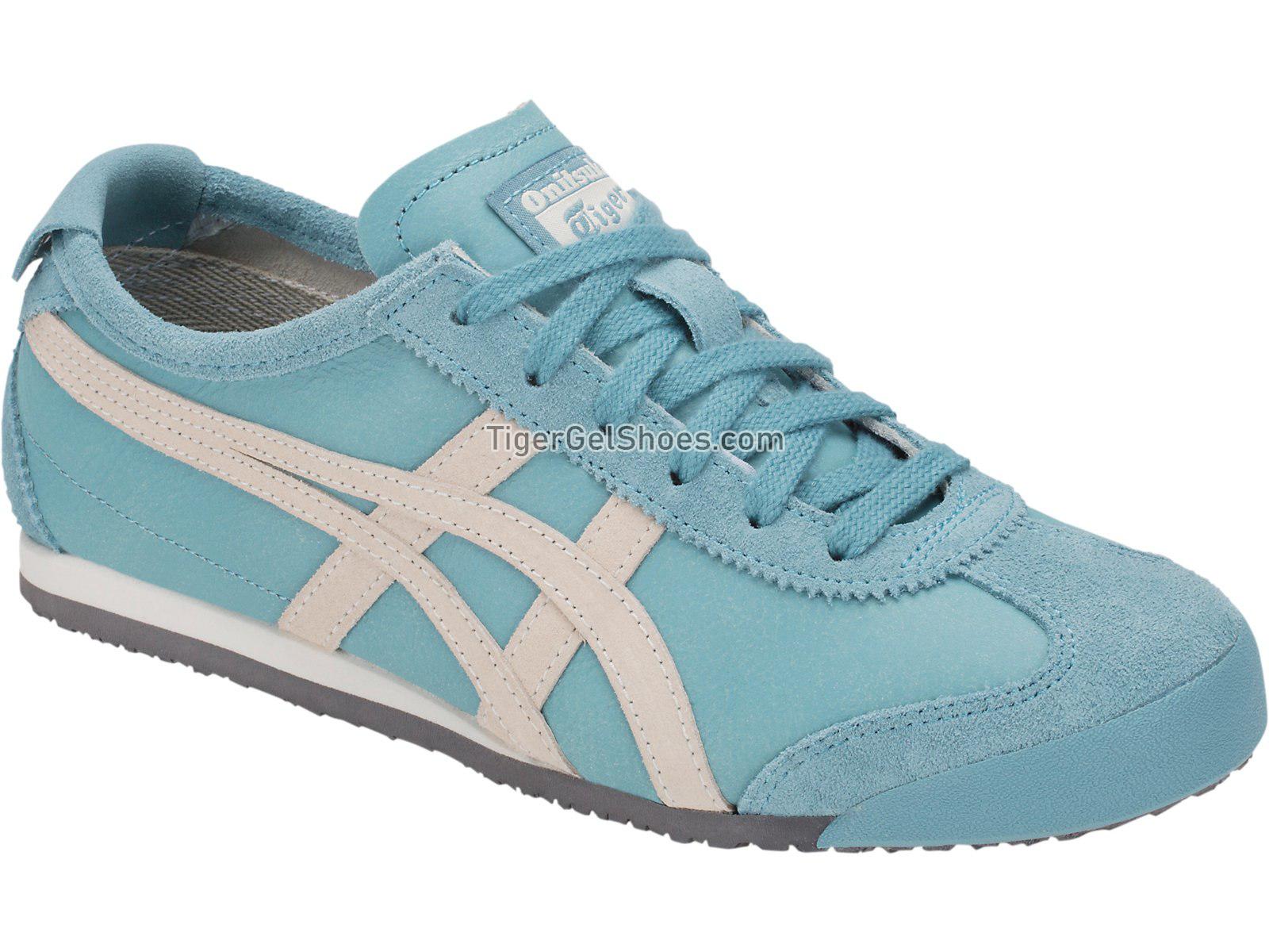 Onitsuka Tiger Mexico 66 Gris Blue/Oatmeal 1183A051-400 Mens Womens Shoes