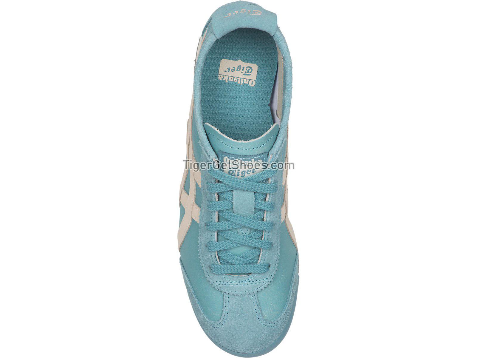 Onitsuka Tiger Mexico 66 Gris Blue/Oatmeal 1183A051-400 Mens Womens Shoes