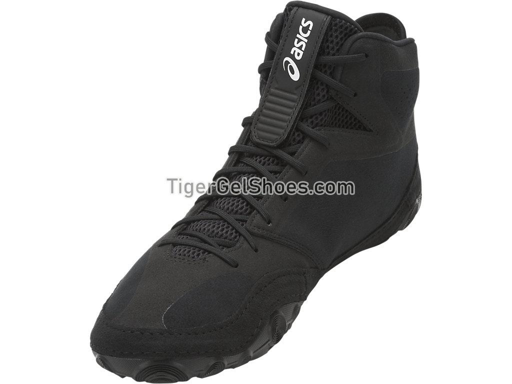 Asics Dan Gable Evo Black/White/Carbon J700Y-9001 Womens Mens Wrestling Shoes