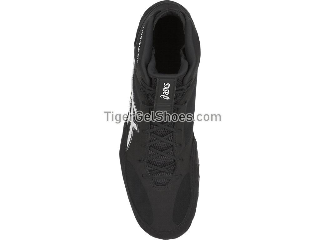 Asics Dan Gable Evo Black/White/Carbon J700Y-9001 Womens Mens Wrestling Shoes