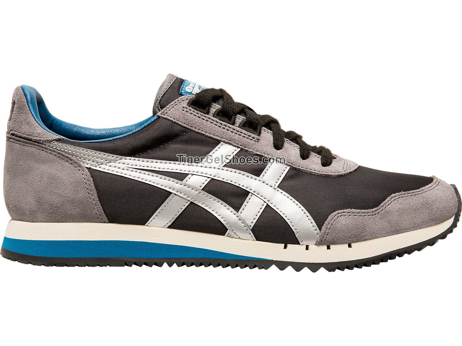 Onitsuka Tiger Dualio Black/Silver D6K3N-003 Mens Womens Shoes
