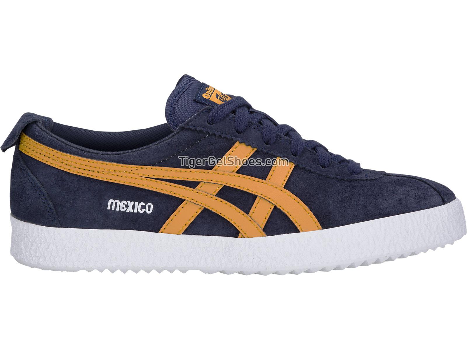 Onitsuka Tiger Mexico Delegation Peacoat/Sandstorm D6E7L-400 Mens Womens Shoes