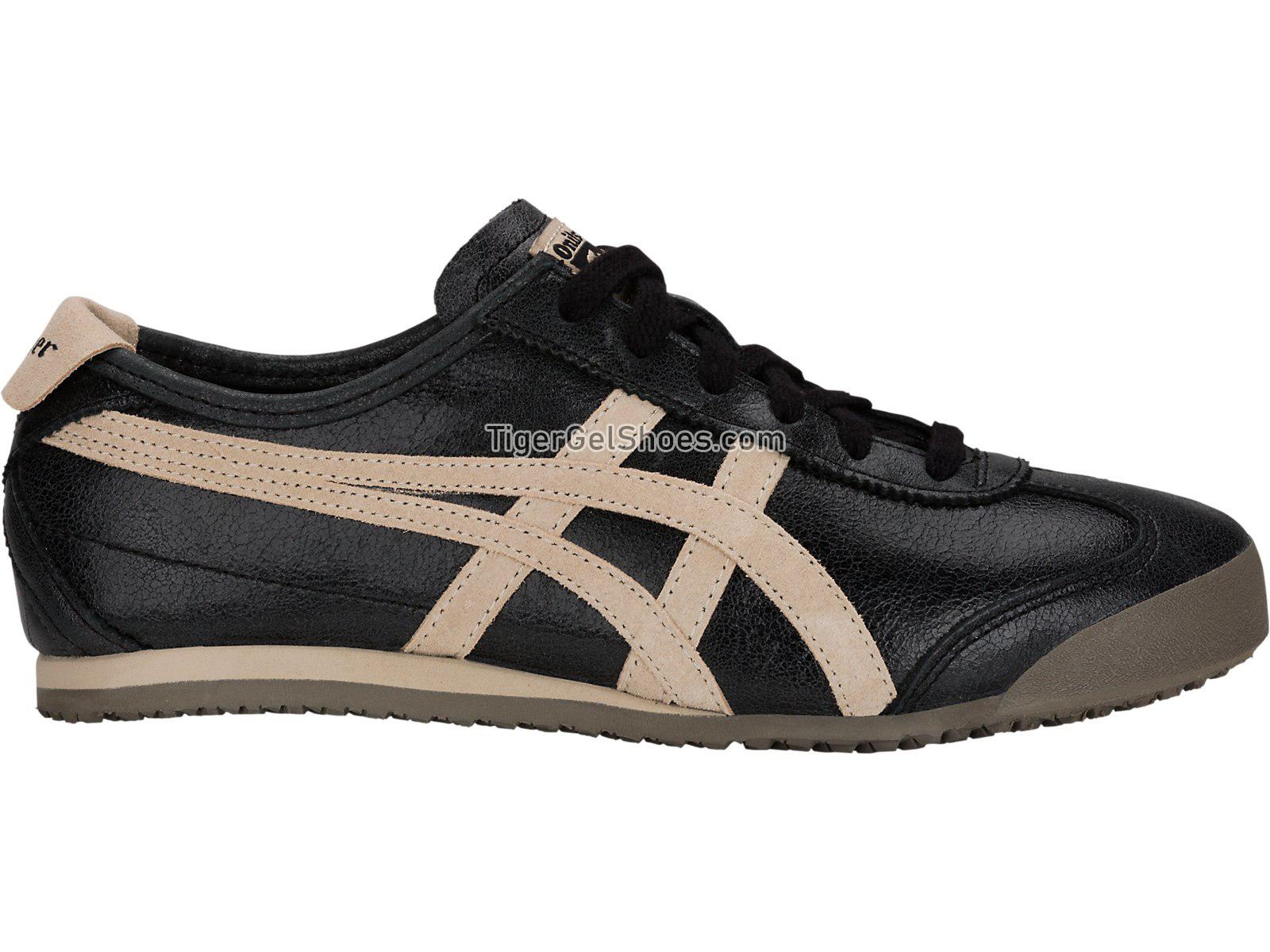 Onitsuka Tiger Mexico 66 Black/Feather Grey 1183A032-001 Mens Womens Shoes