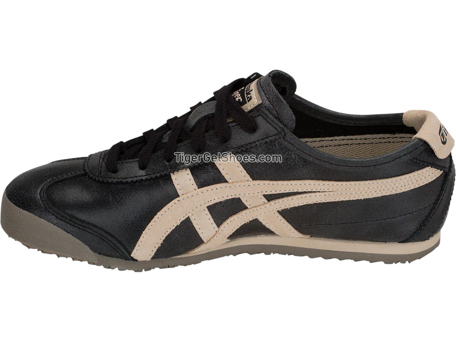 Onitsuka Tiger Mexico 66 Black/Feather Grey 1183A032-001 Mens Womens Shoes