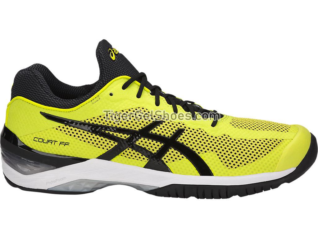 Asics Court FF Sulphur Springs/Black E700N-8990 Womens Mens Tennis Shoes