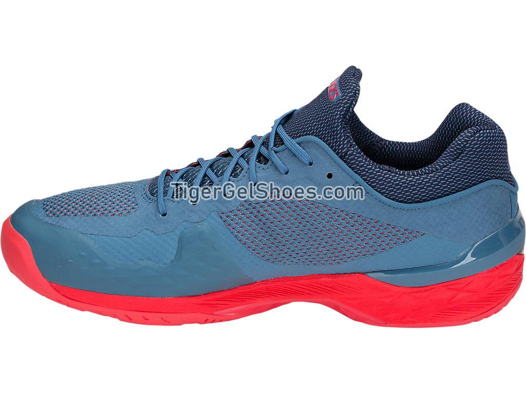 Asics Court FF Azure/Silver E700N-400 Womens Mens Tennis Shoes