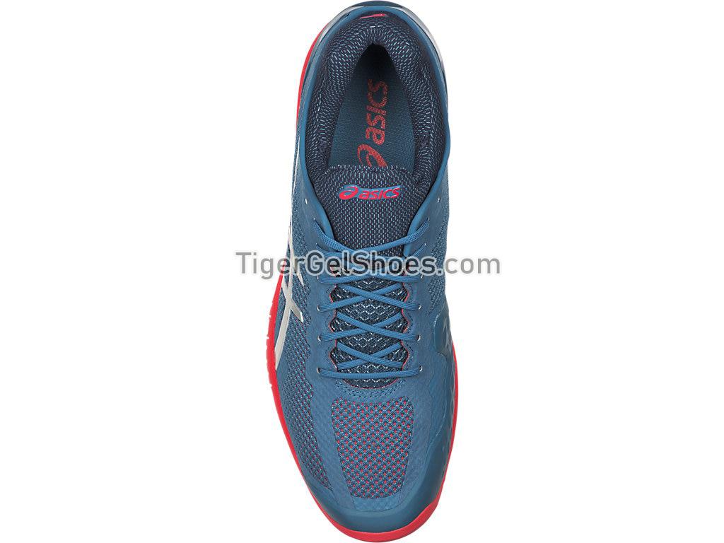 Asics Court FF Azure/Silver E700N-400 Womens Mens Tennis Shoes