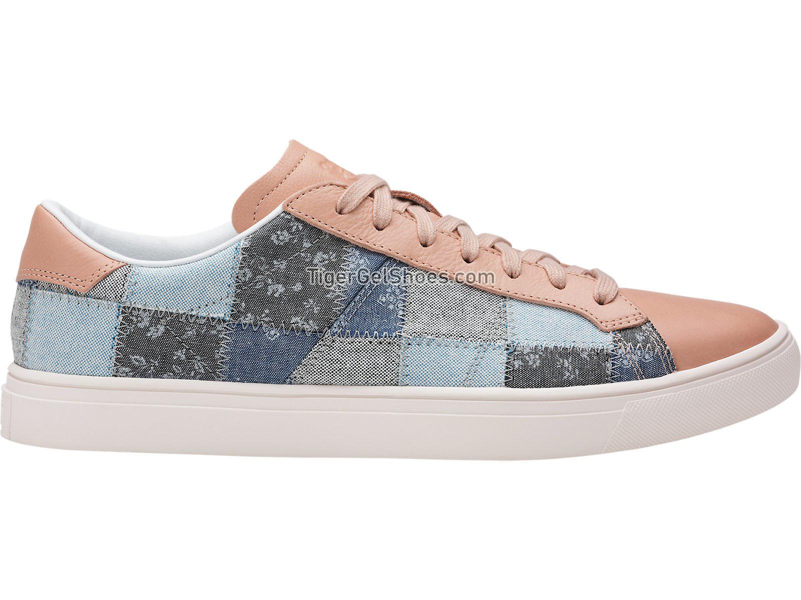 Onitsuka Tiger Lawnship 2.0 Patchwork Denim Indigo Blue/Marzipan D7H4N-4905 Mens Womens Shoes