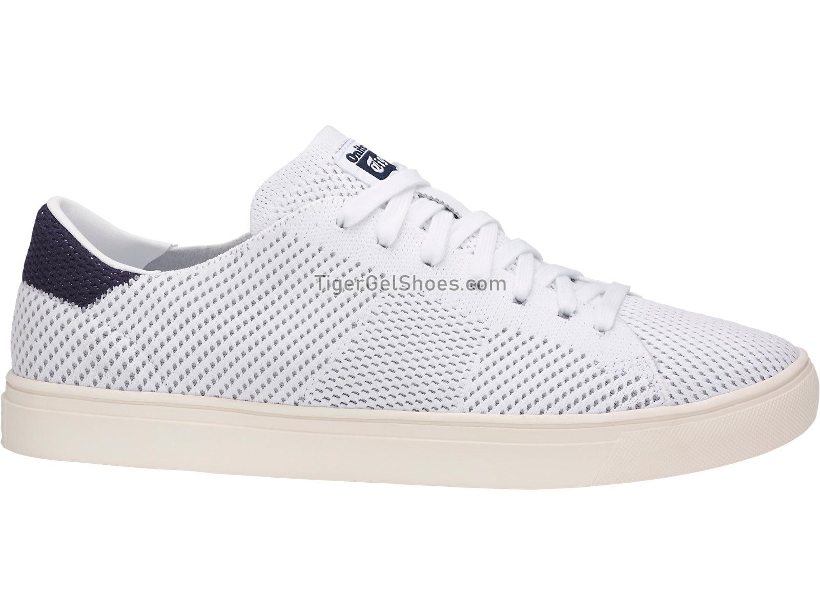Onitsuka Tiger Lawnship 2.0 Knit White/Peacoat D822N-0158 Mens Womens Shoes