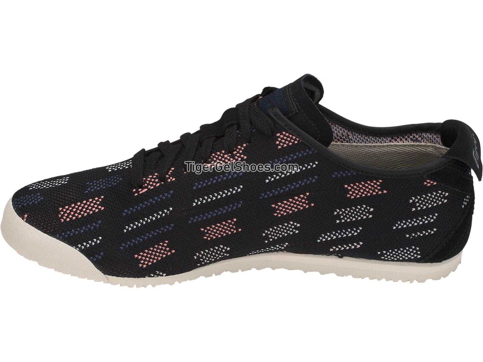 Onitsuka Tiger Mexico 66 Knit Black/Dark Blue D703N-9049 Mens Womens Shoes