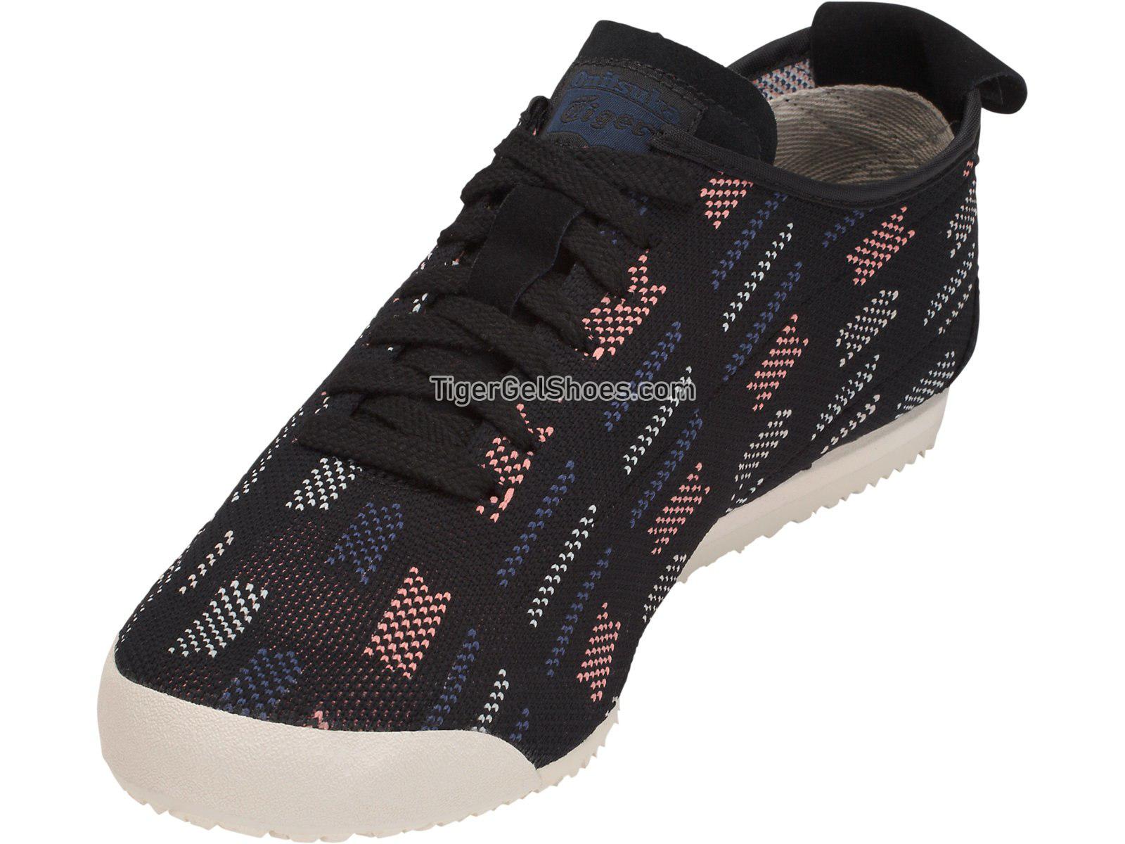 Onitsuka Tiger Mexico 66 Knit Black/Dark Blue D703N-9049 Mens Womens Shoes