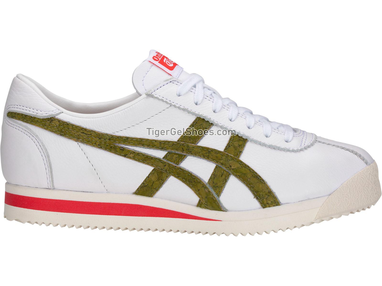 Onitsuka Tiger Tiger Corsair White/Moss Green 1183A199-100 Mens Womens Shoes