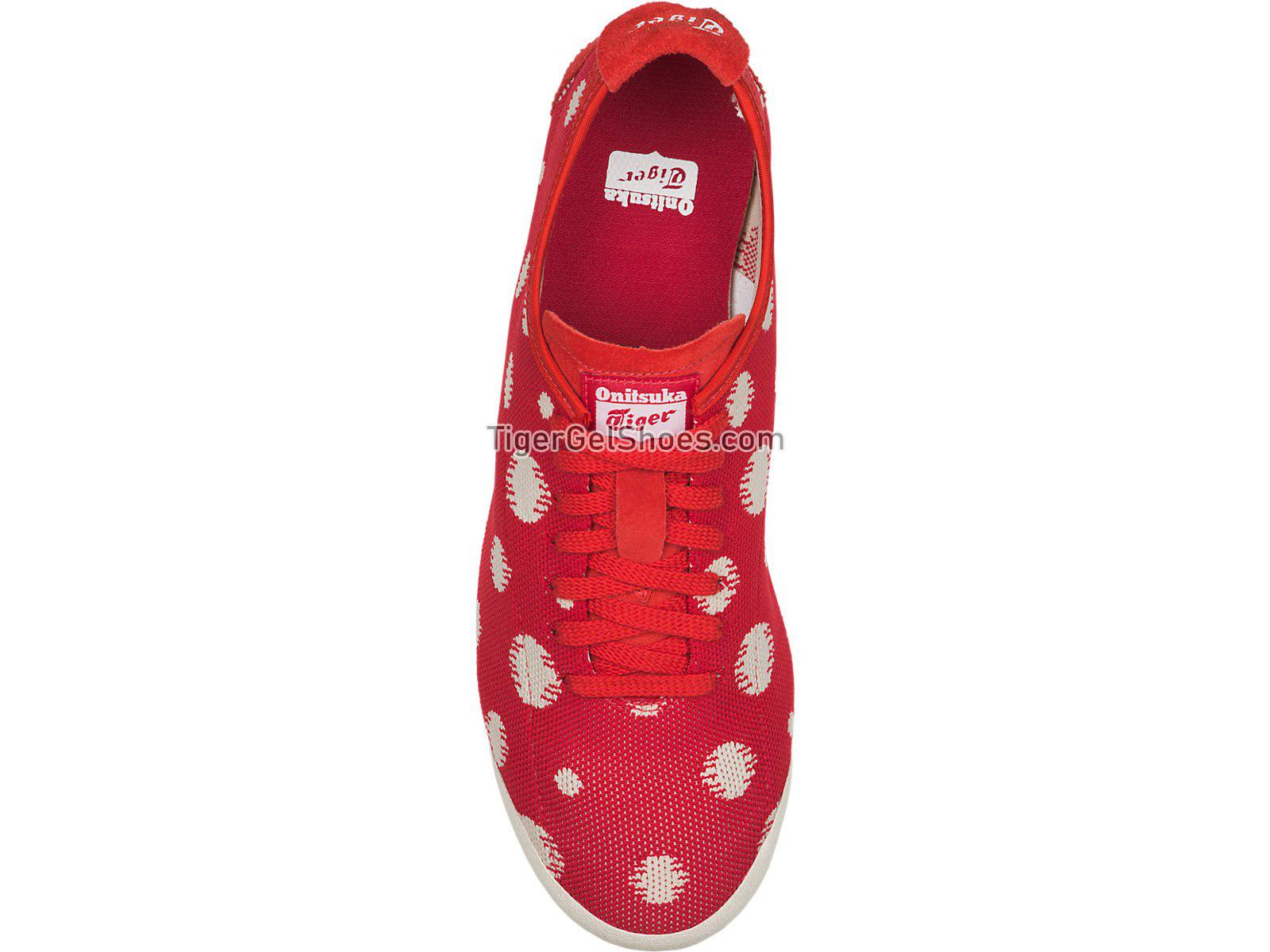 Onitsuka Tiger Mexico 66 Knit Classic Red/Cream D703N-2301 Mens Womens Shoes