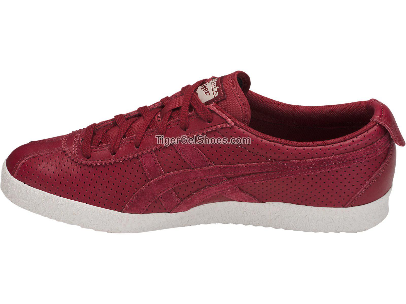Onitsuka Tiger Mexico Delegation Burgundy/Burgundy D808L-2626 Mens Womens Shoes