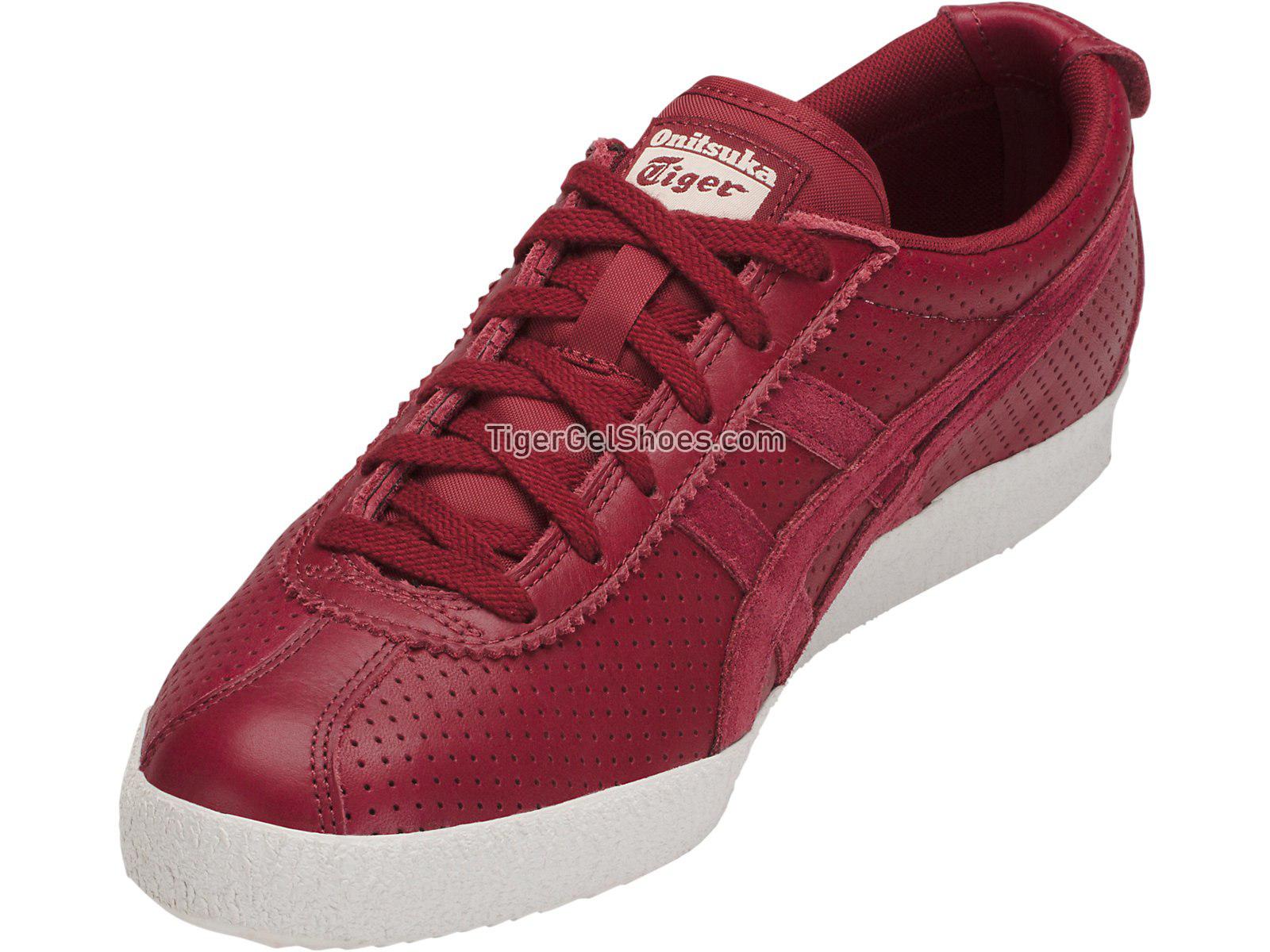 Onitsuka Tiger Mexico Delegation Burgundy/Burgundy D808L-2626 Mens Womens Shoes
