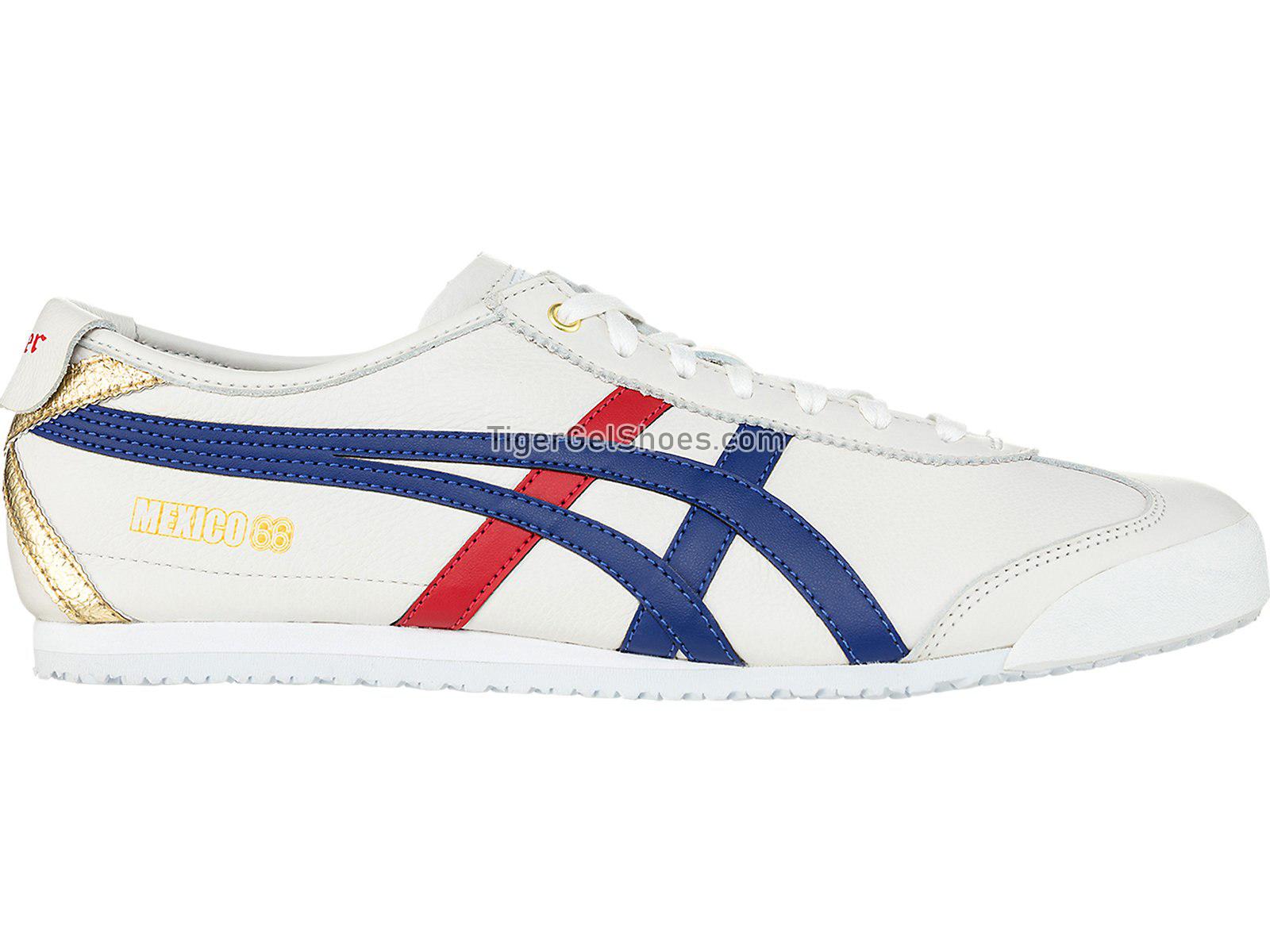 Onitsuka Tiger Mexico 66 White/Dark Blue D507L-0152 Mens Womens Shoes