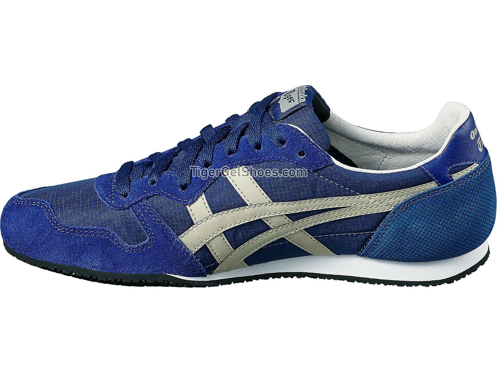 Onitsuka Tiger Serrano Navy Peony/Feather Grey D7L4L-4912 Mens Womens Shoes
