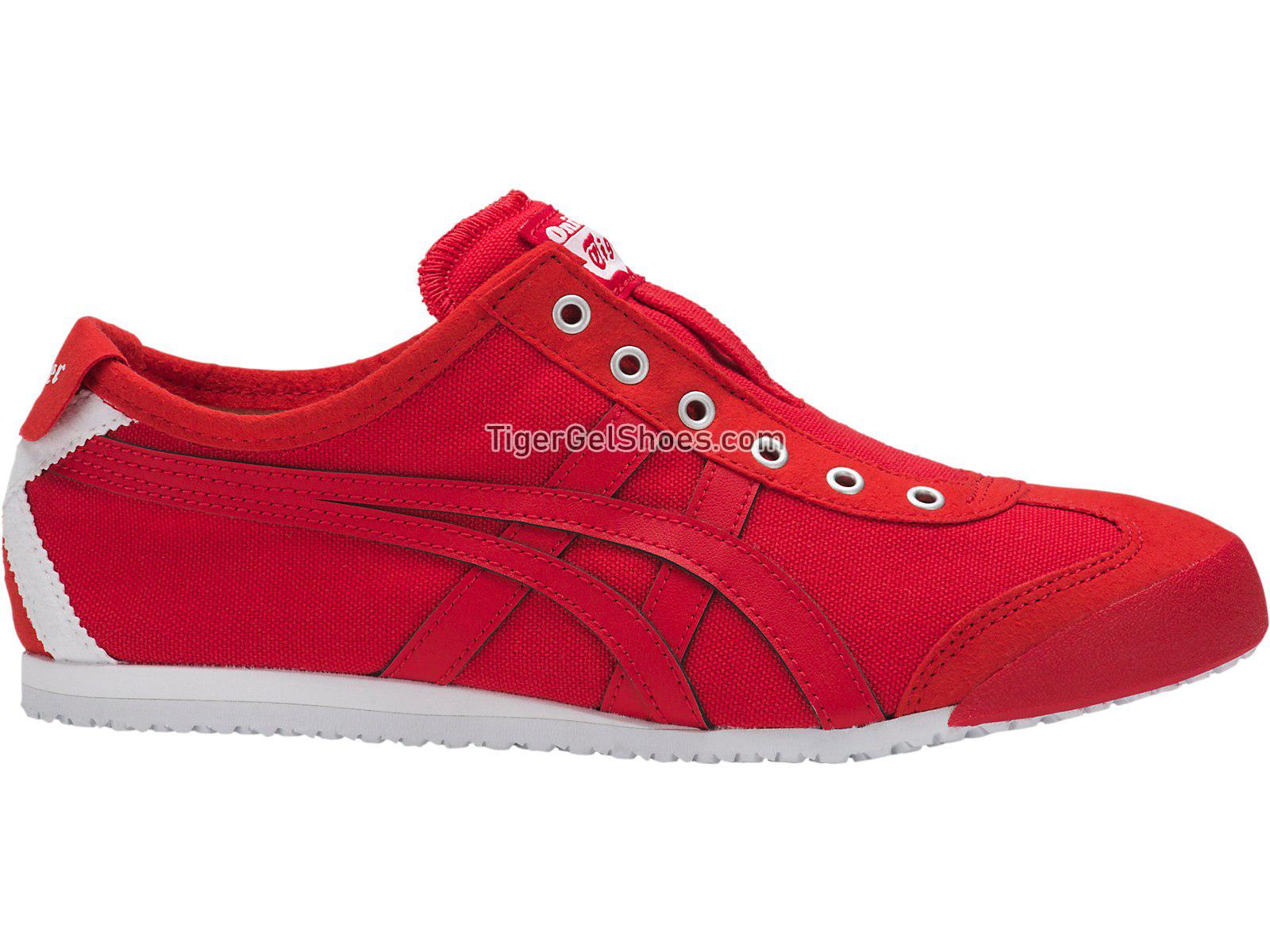 Onitsuka Tiger Mexico 66 Slip-on Classic Red/Classic Red D3K0N-600 Mens Womens Shoes