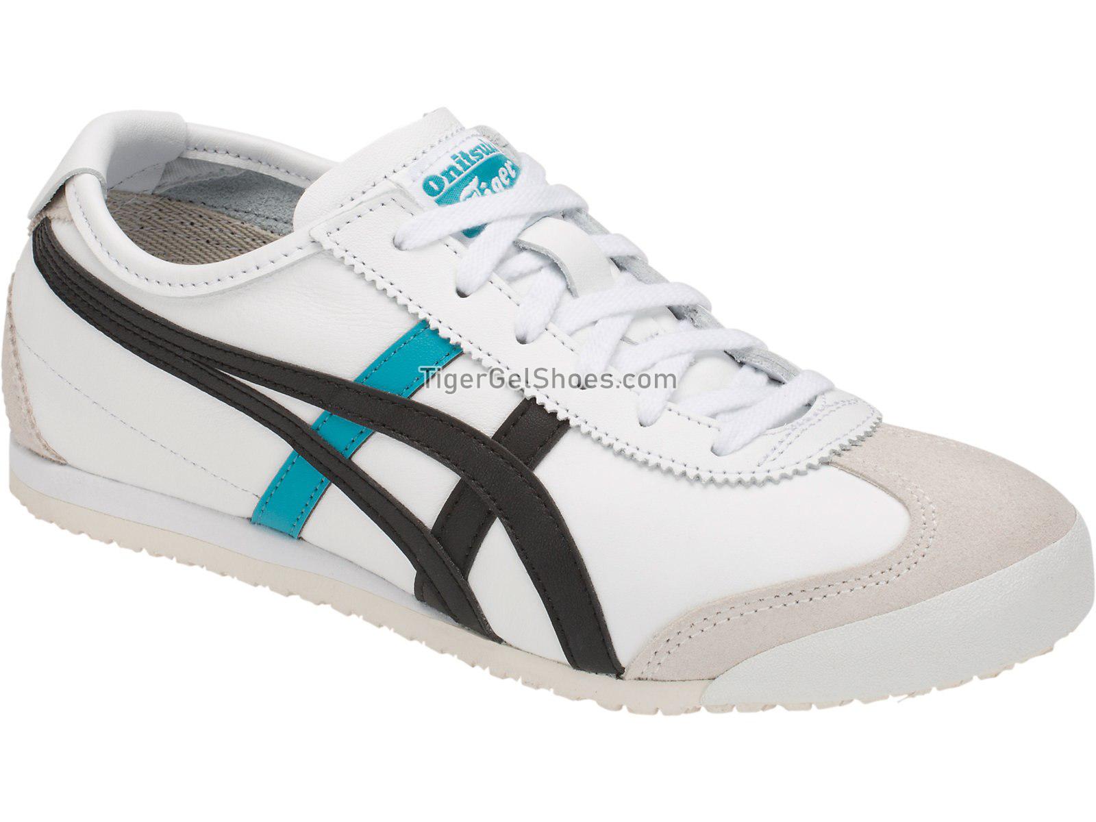 Onitsuka Tiger Mexico 66 White/Black D4J2L-100 Mens Womens Shoes