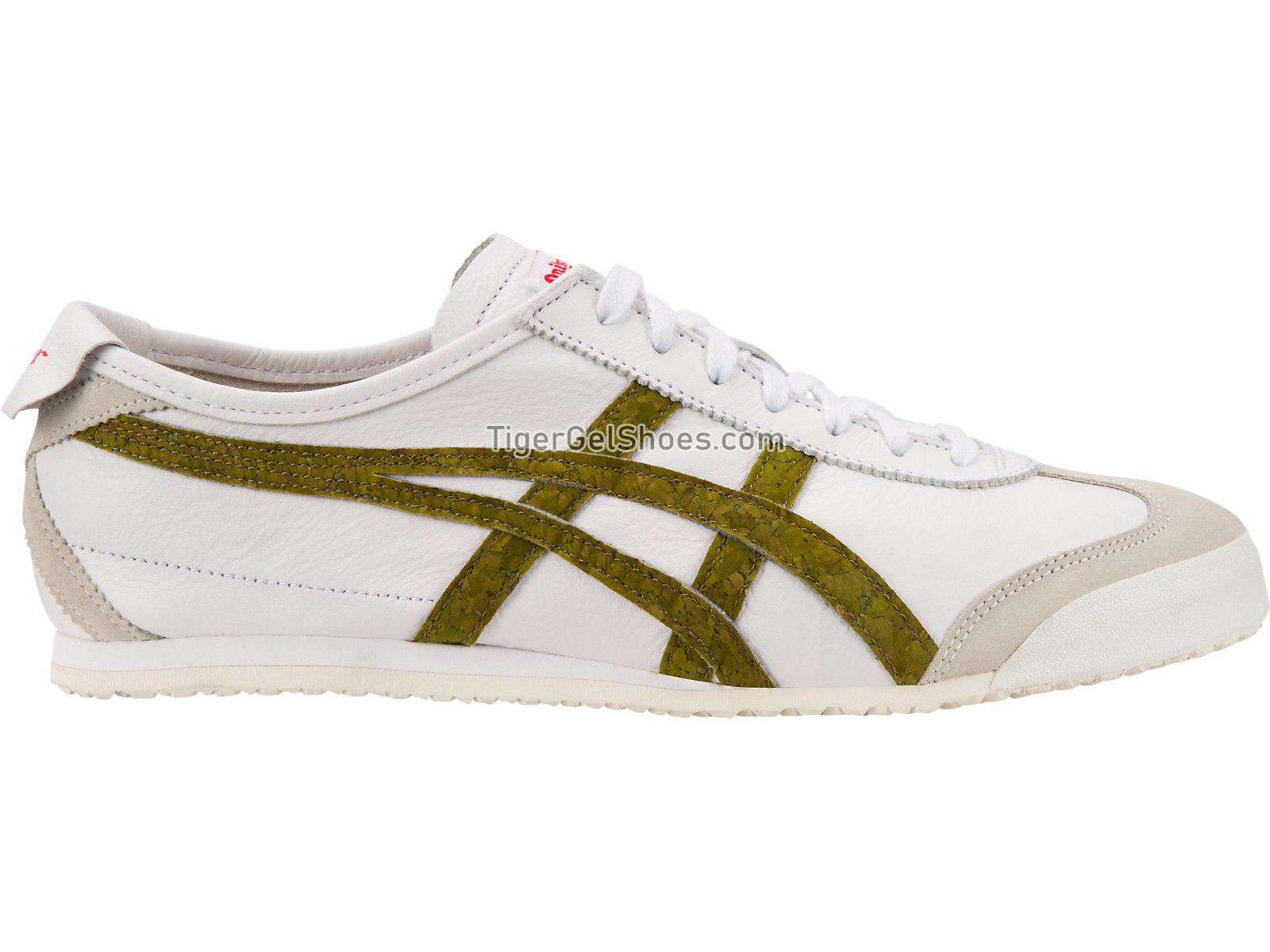 Onitsuka Tiger Mexico 66 White/Hunter Green 1183A013-100 Mens Womens Shoes