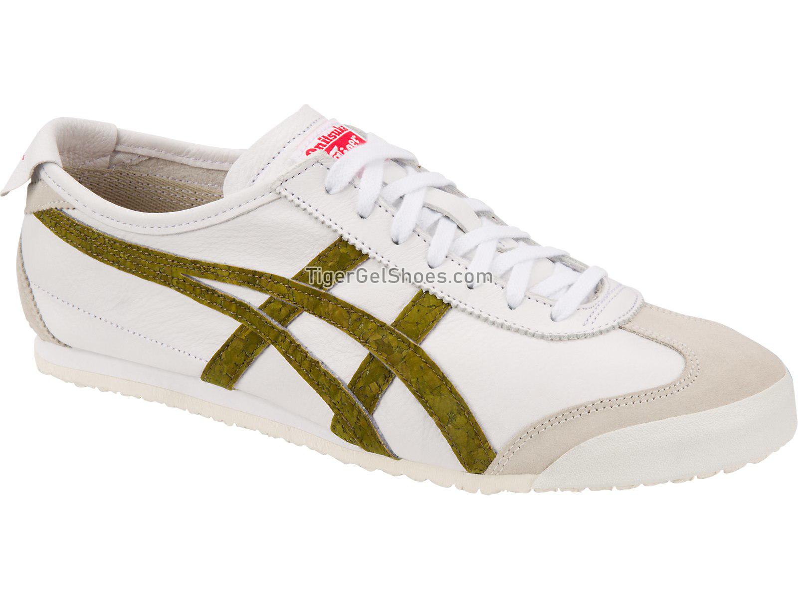 Onitsuka Tiger Mexico 66 White/Hunter Green 1183A013-100 Mens Womens Shoes
