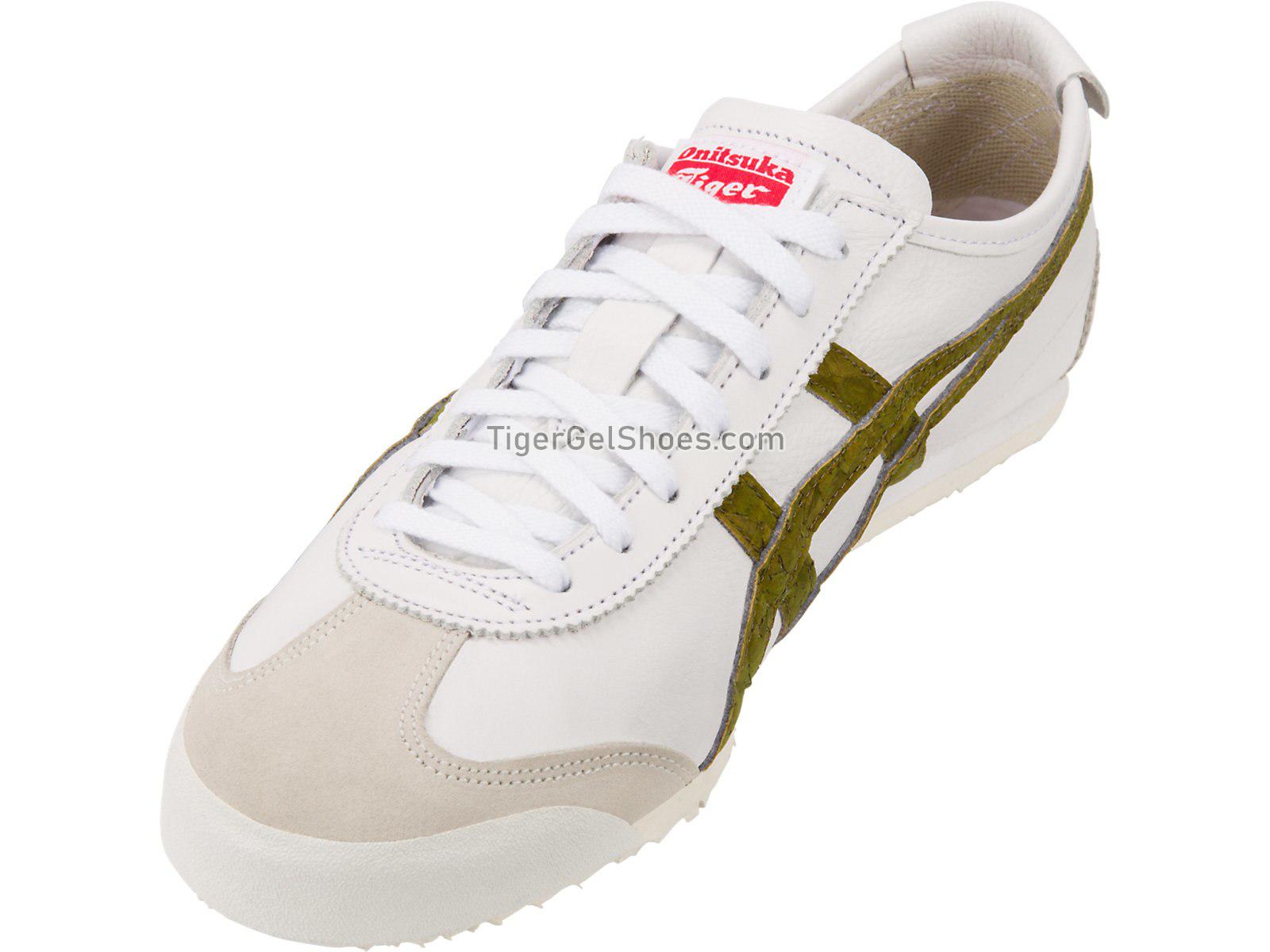 Onitsuka Tiger Mexico 66 White/Hunter Green 1183A013-100 Mens Womens Shoes
