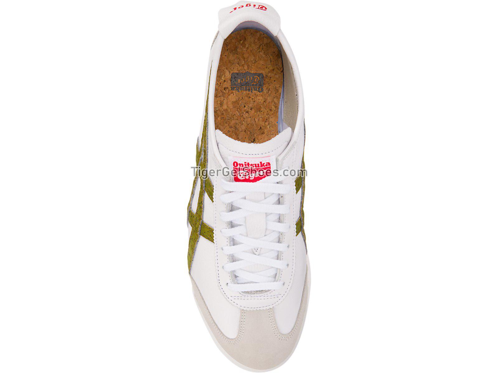 Onitsuka Tiger Mexico 66 White/Hunter Green 1183A013-100 Mens Womens Shoes