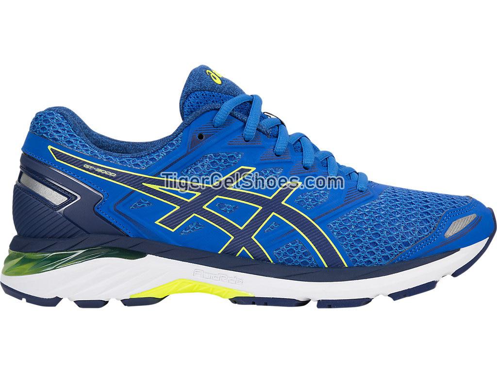 Asics GT-3000 5 Victoria Blue/Indigo Blue/Safety Yellow T705N-4549 Mens Running Shoes