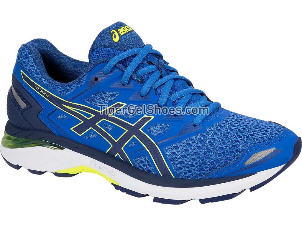 Asics GT-3000 5 Victoria Blue/Indigo Blue/Safety Yellow T705N-4549 Mens Running Shoes