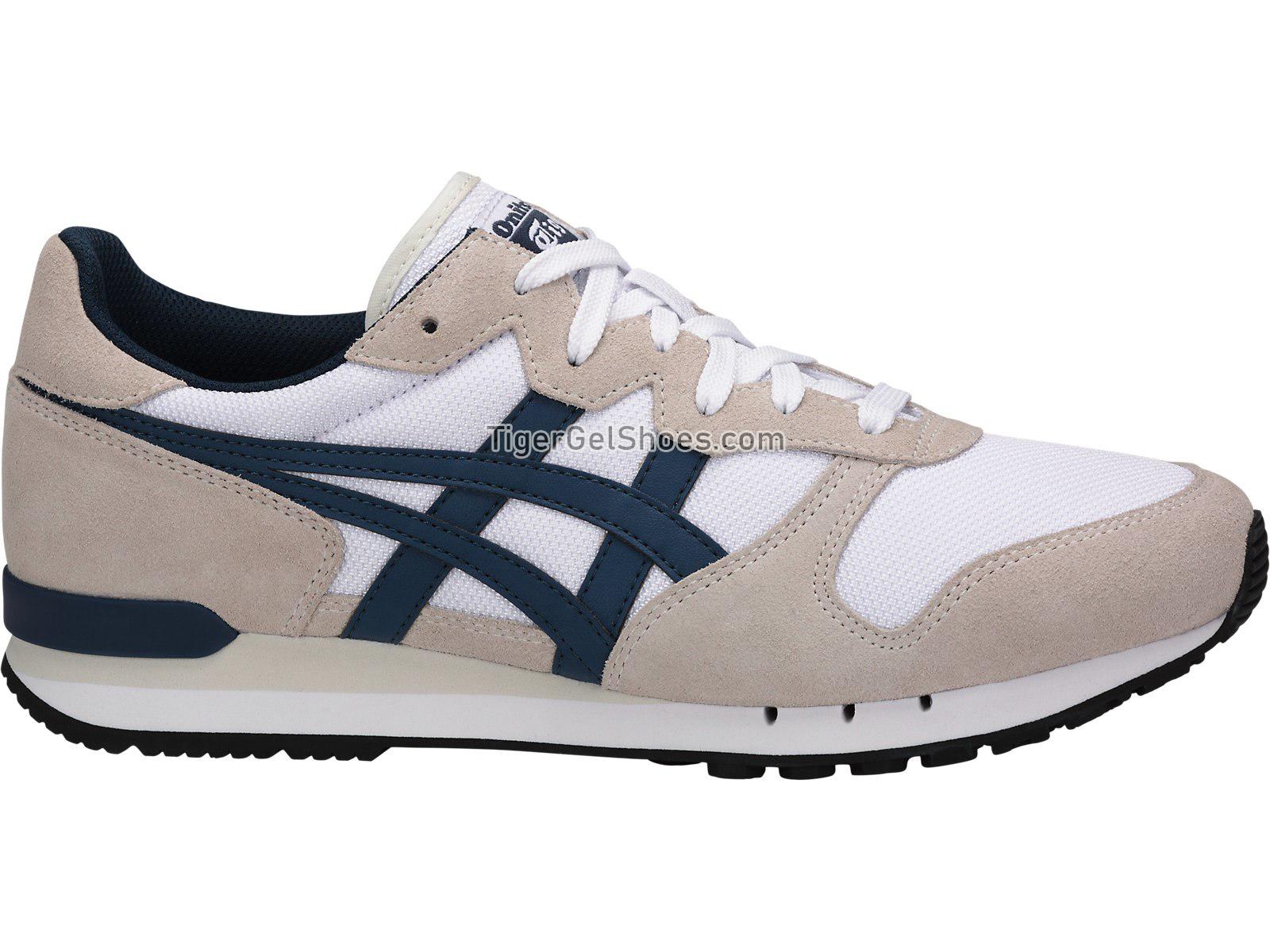 Onitsuka Tiger Alvarado White/Dark Denim D845L-0149 Mens Womens Shoes