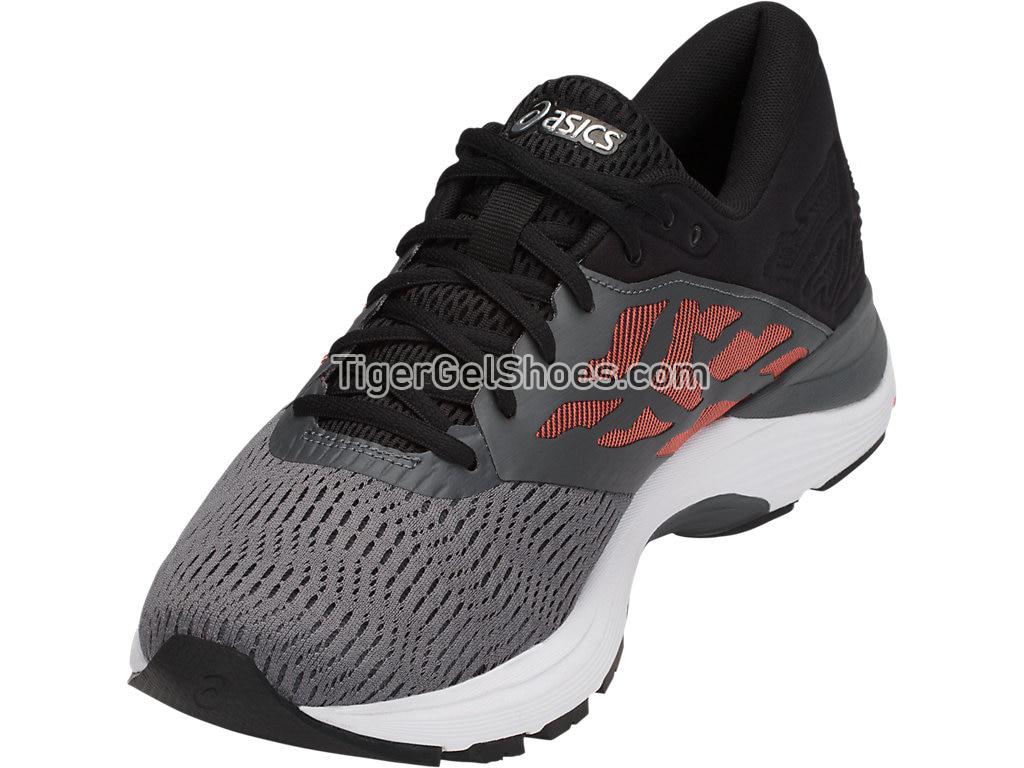 Asics GEL-Flux 5 Carbon/Black/Cherry Tomato T811N-9790 Mens Running Shoes