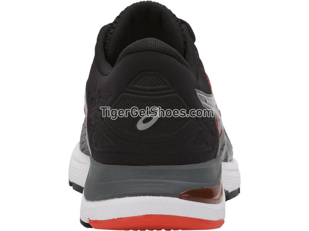 Asics GEL-Flux 5 Carbon/Black/Cherry Tomato T811N-9790 Mens Running Shoes