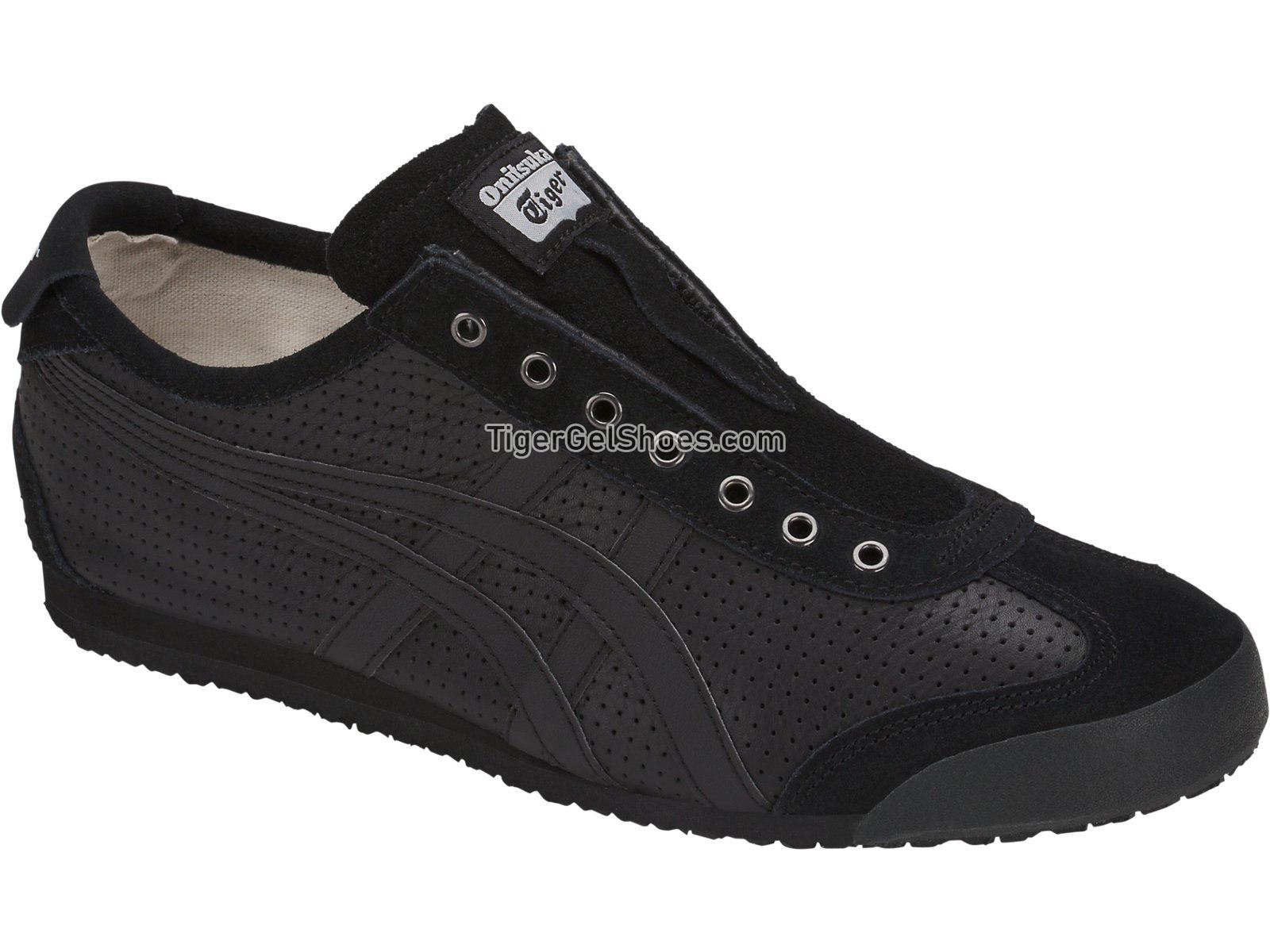 Onitsuka Tiger Mexico 66 Slip-On Black/Black D815L-9090 Mens Womens Shoes