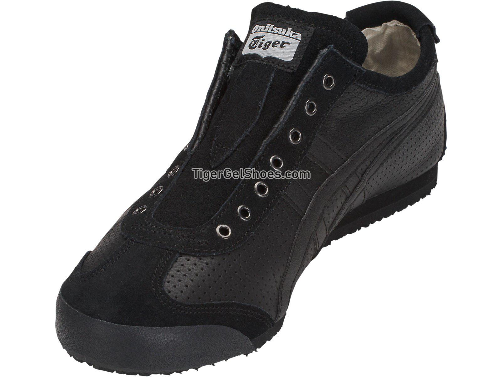 Onitsuka Tiger Mexico 66 Slip-On Black/Black D815L-9090 Mens Womens Shoes
