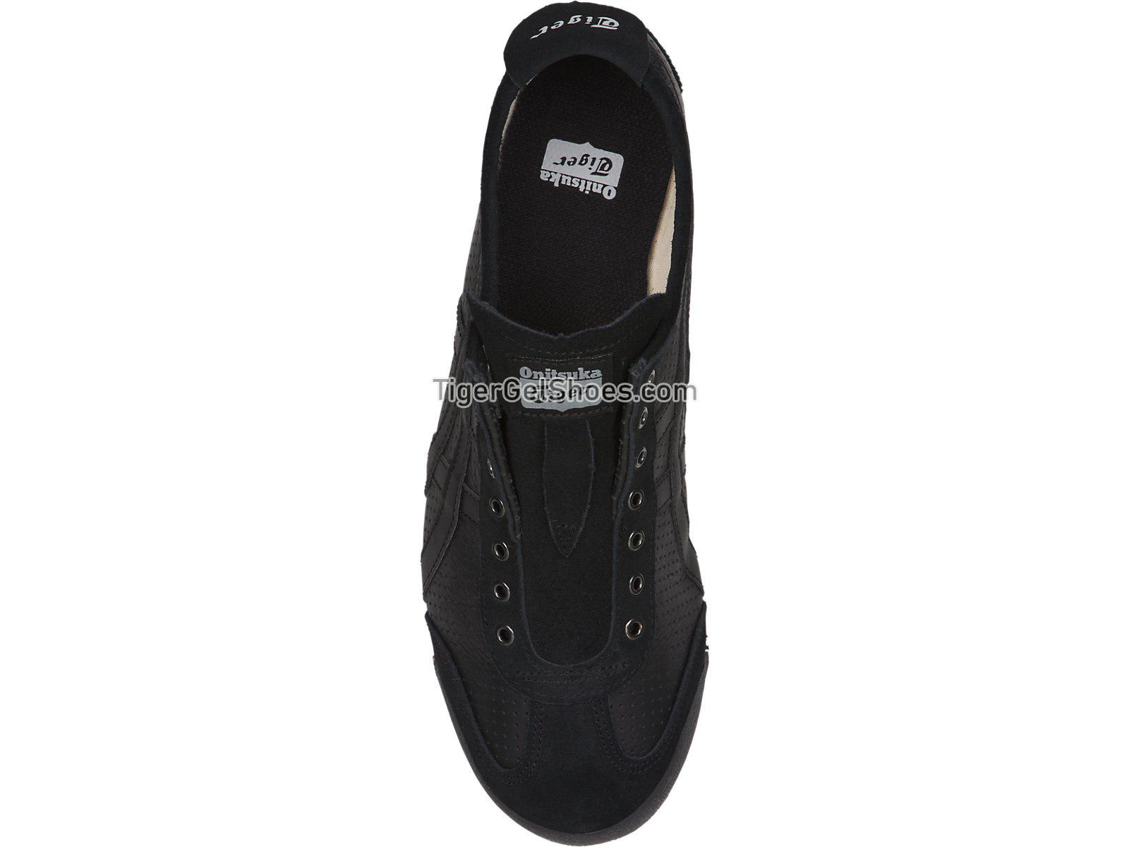 Onitsuka Tiger Mexico 66 Slip-On Black/Black D815L-9090 Mens Womens Shoes