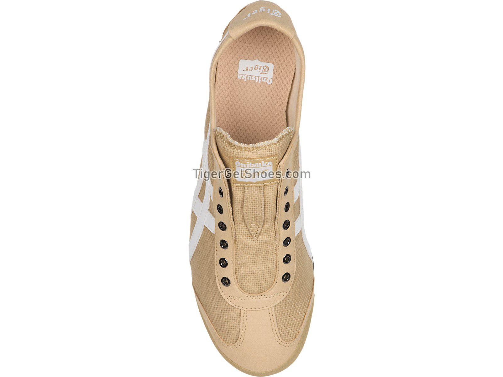 Onitsuka Tiger Mexico 66 Slip-On Taos Taupe/White D7G0N-0701 Mens Womens Shoes