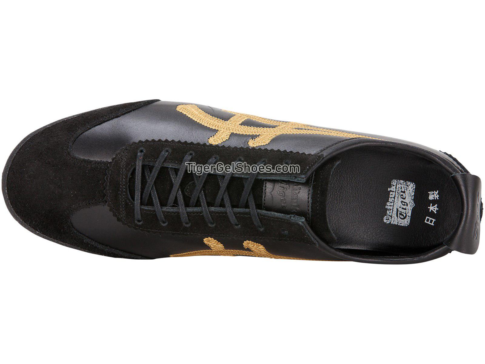 Onitsuka Tiger Mexico 66 Deluxe Black/Gold D7Q4L-9094 Mens Womens Shoes