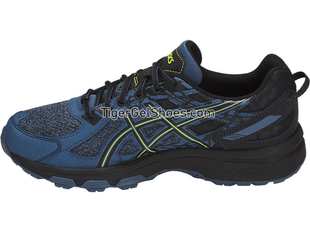 Asics GEL-Venture 6 MX Grand Shark/Neon Lime 1011A591-400 Mens Running Shoes