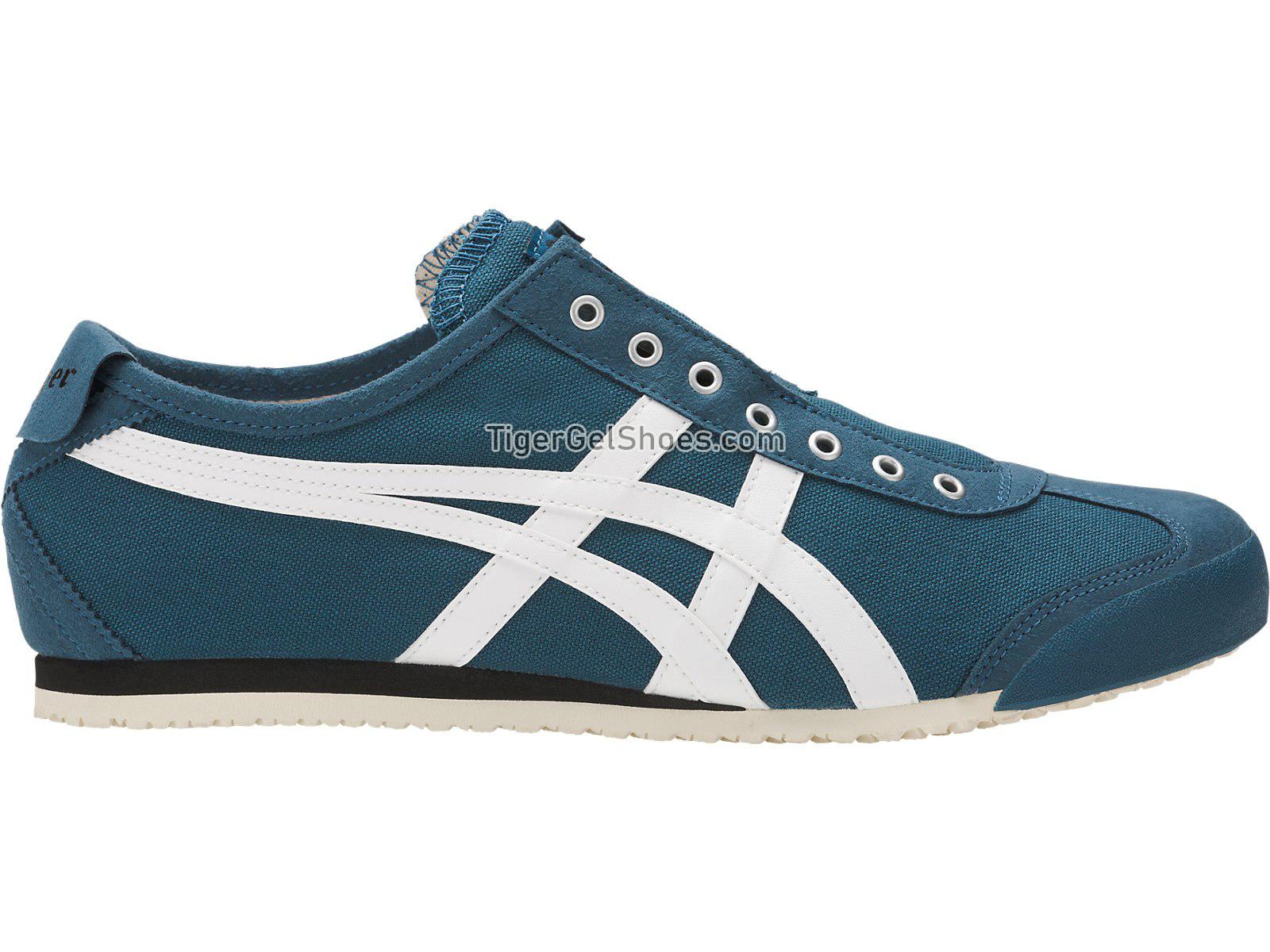 Onitsuka Tiger Mexico 66 Slip-on Ink Blue/White D3K0N-4501 Mens Womens Shoes