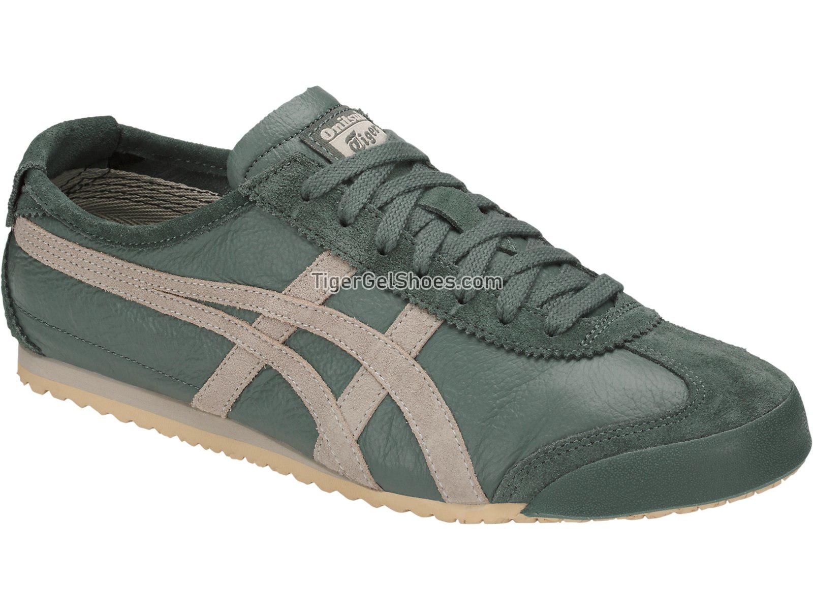Onitsuka Tiger Mexico 66 Vin Dark Forest/Feather Grey D2J4L-8212 Mens Womens Shoes