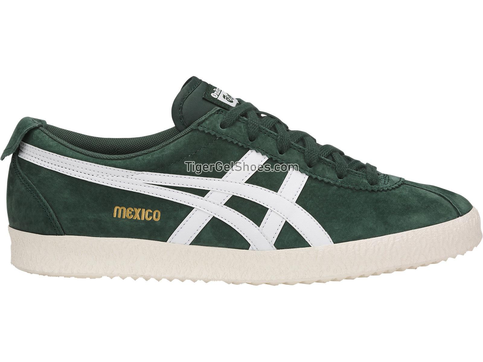 Onitsuka Tiger Mexico Delegation Hunter Green/White D6E7L-7901 Mens Womens Shoes