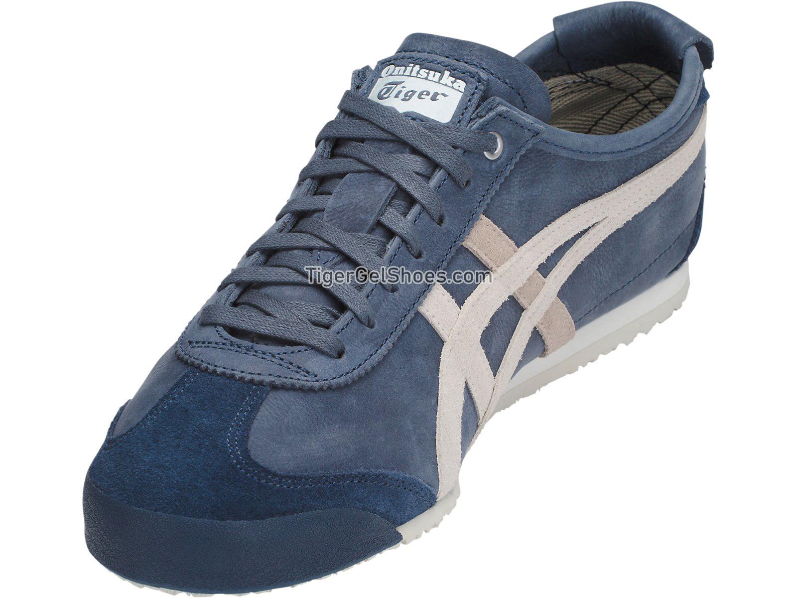 Onitsuka Tiger Mexico 66 Dark Blue/Vaporous Grey D832L-4990 Mens Womens Shoes