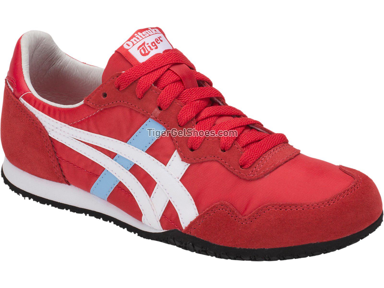 Onitsuka Tiger Serrano Classic Red/White D109L-600 Mens Womens Shoes
