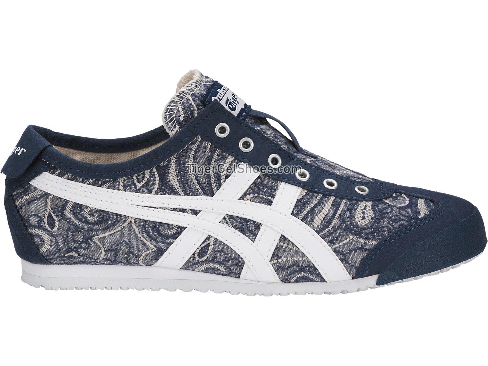 Onitsuka Tiger Mexico 66 Slip-on Dark Blue/White D864N-4901 Womens Shoes