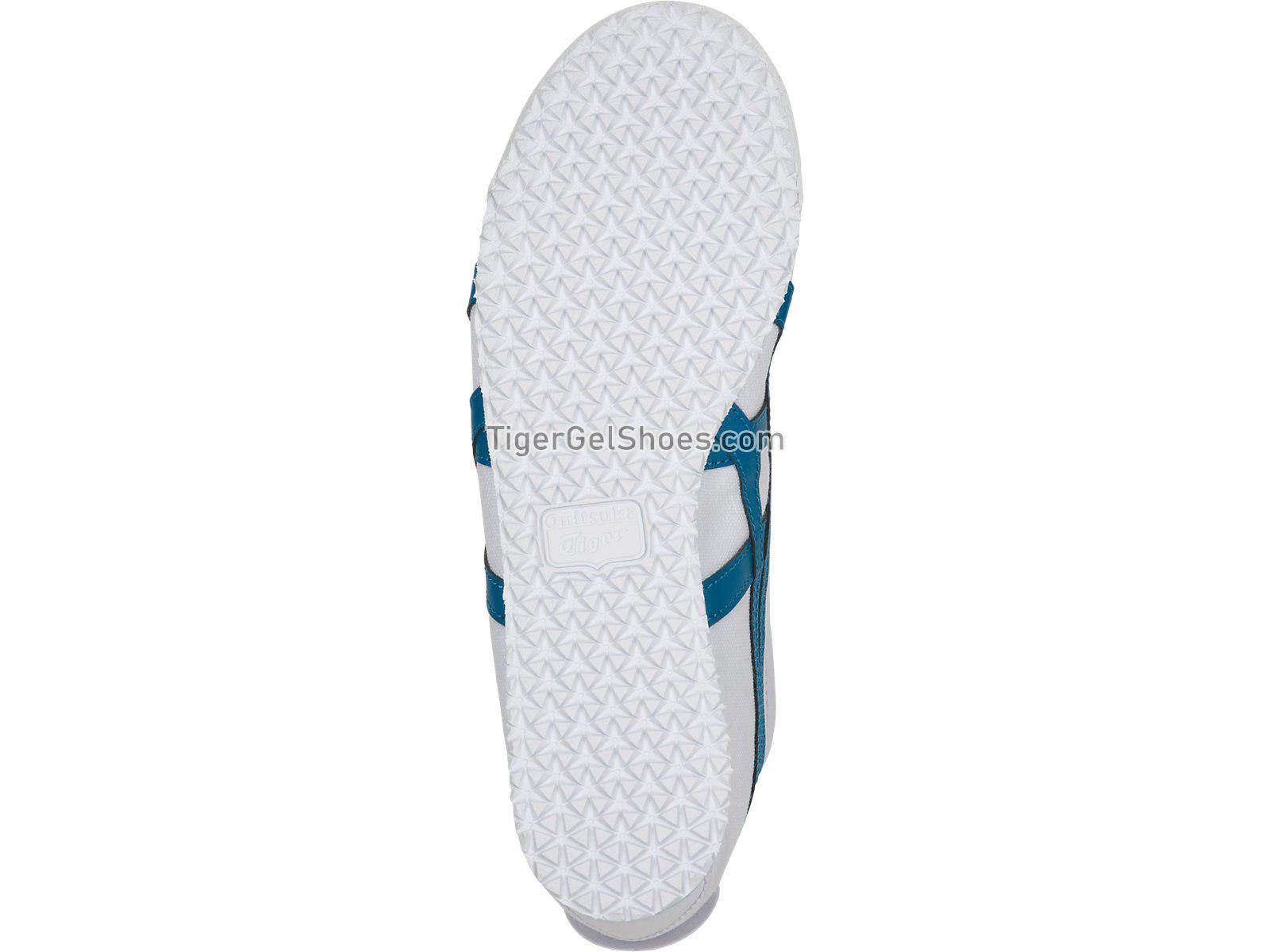 Onitsuka Tiger Mexico 66 Slip-On White/Turkish Blue D3K5N-0146 Womens Shoes