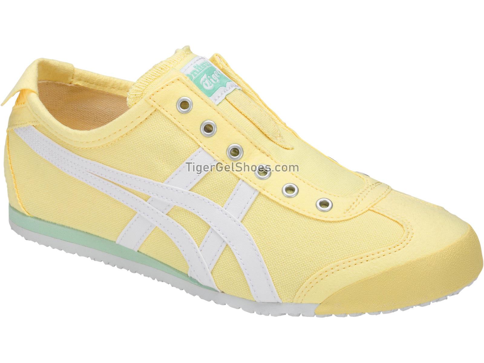 Onitsuka Tiger Mexico 66 Slip-On Lemon Meringue/White D3K5N-0301 Womens Shoes
