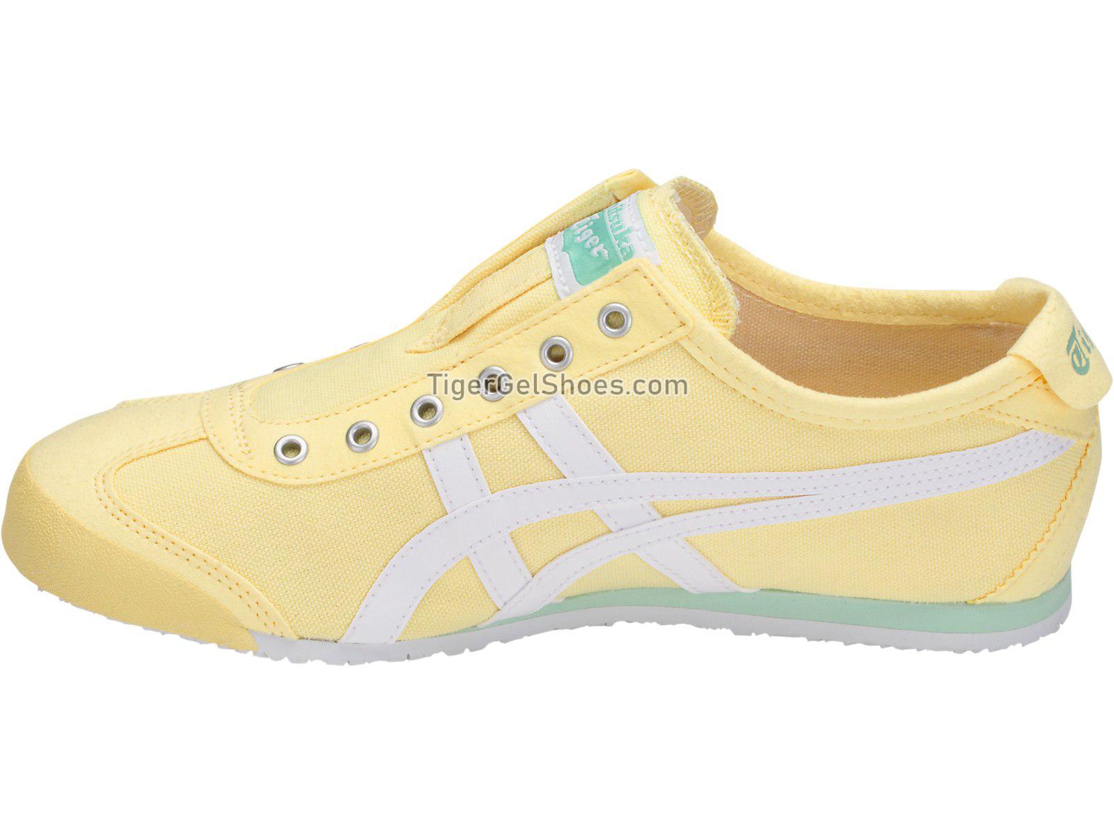 Onitsuka Tiger Mexico 66 Slip-On Lemon Meringue/White D3K5N-0301 Womens Shoes