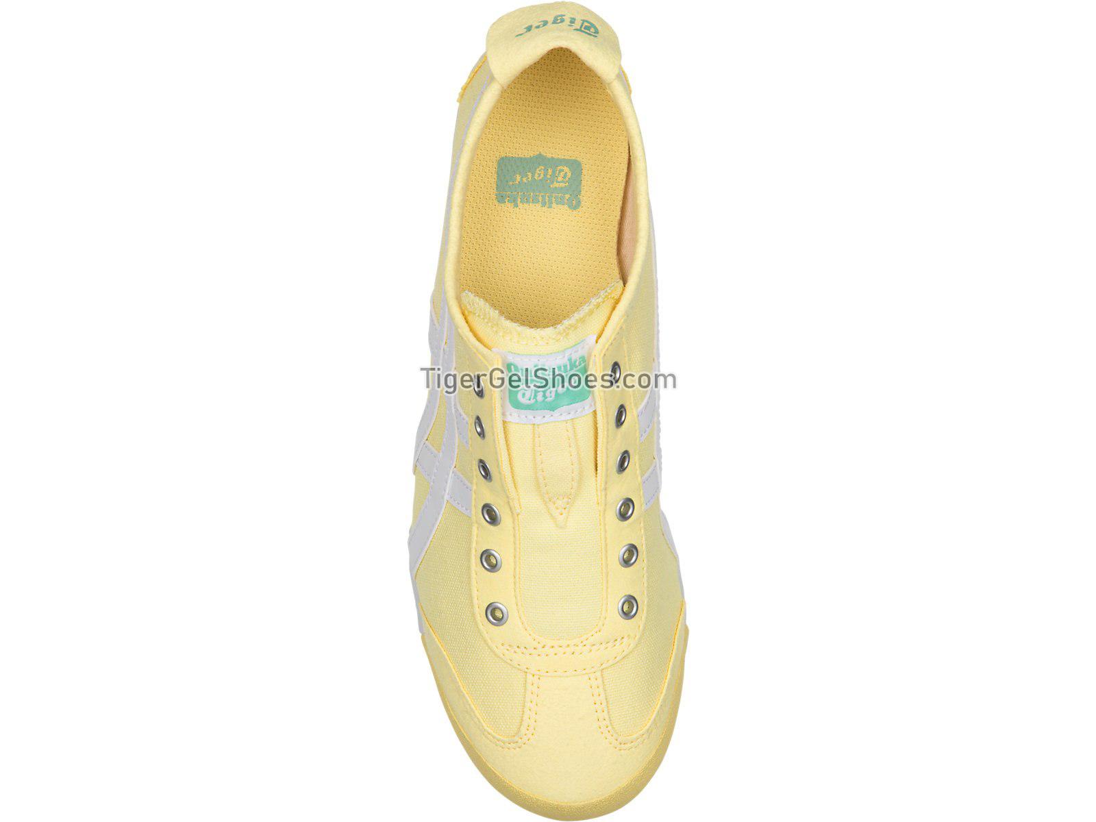 Onitsuka Tiger Mexico 66 Slip-On Lemon Meringue/White D3K5N-0301 Womens Shoes