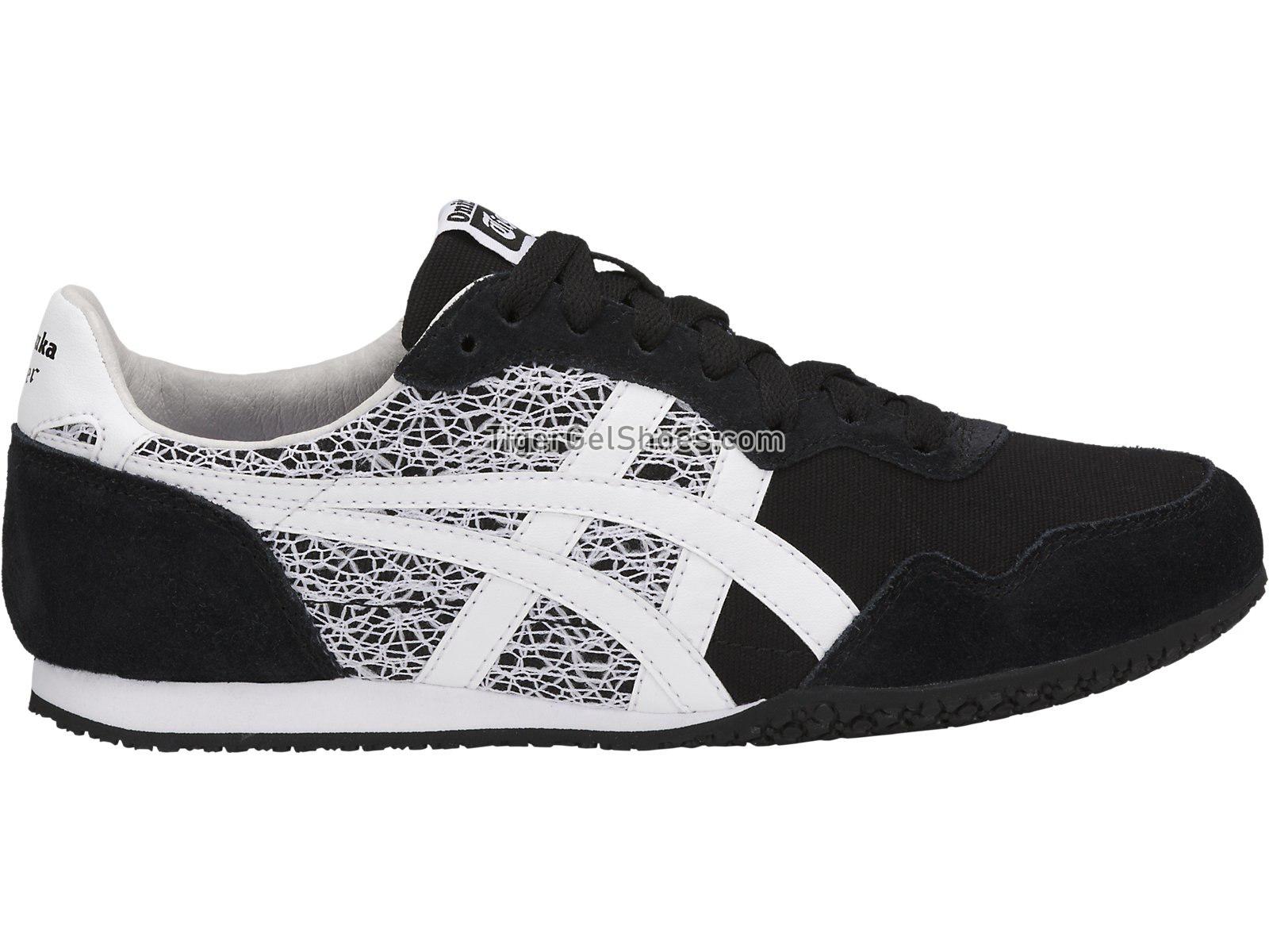 Onitsuka Tiger Serrano Black/White D884L-9001 Womens Shoes